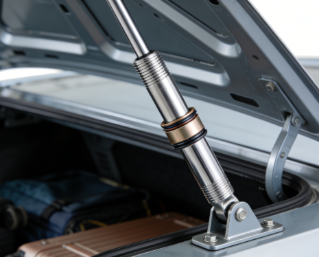 Automobile trunk hardware hydraulic rod
