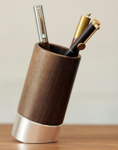 Office pen holder metal base customization